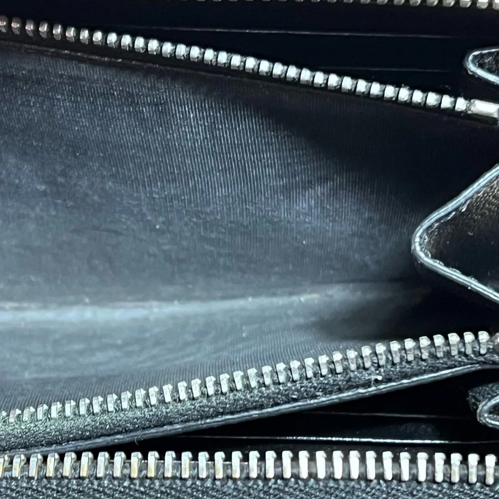 Preloved Authentic Yves Saint Laurent Zip Around Wallet - Picture 6 of 8